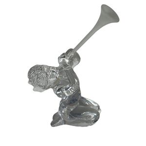 Dept 56 Trumpeting Angel Clear & Frosted Acrylic